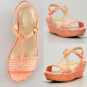 Stuart Weitzman Flatty Raffia espadrille w…